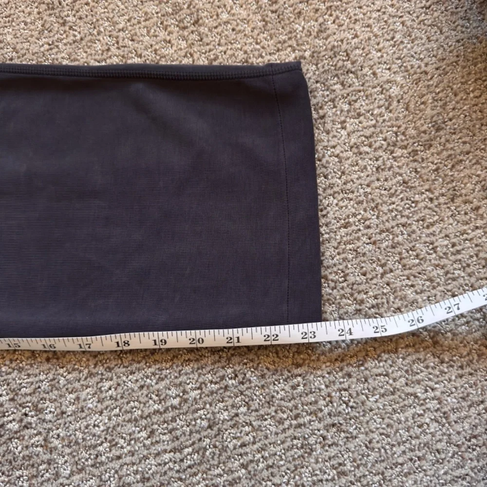 Lululemon Softstreme High-Rise Straight Leg Crop in washed black